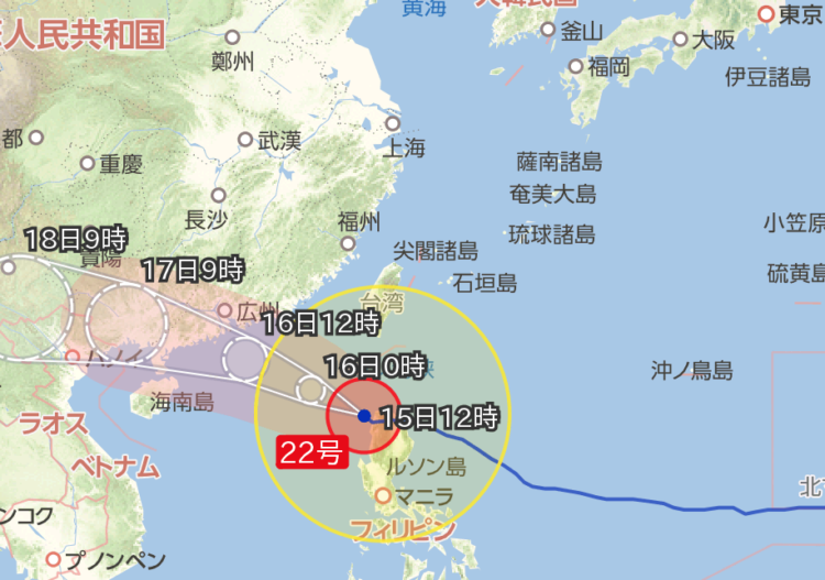 香港で帰宅難民に！最強シグナル10の2018年台風22号マンクットがヤバすぎた