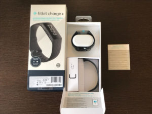 フィットビット チャージ4(fitbit charge 4)パッケージ開封