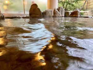 湯巡り日本一周Nバン車中泊27湯目 あせび温泉やすらぎの郷の露天風呂