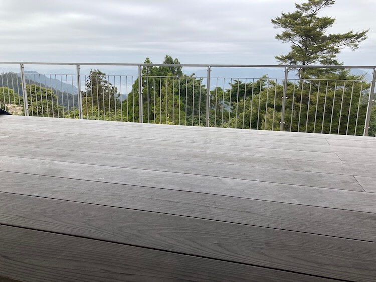 宮島弥山の山頂展望台