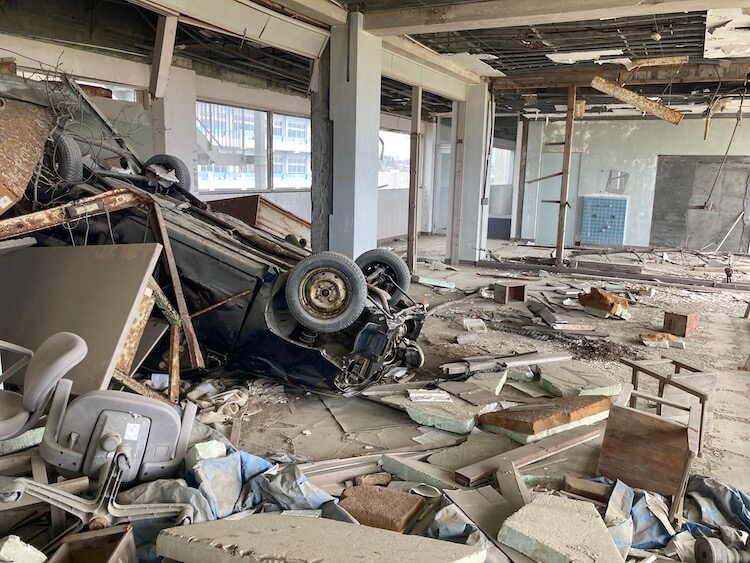 気仙沼市東日本大震災遺構・伝承館は被災した気仙沼向洋高校の旧校舎