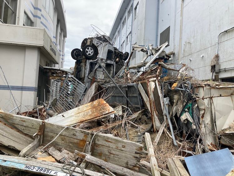 気仙沼市東日本大震災遺構・伝承館は被災した気仙沼向洋高校の旧校舎