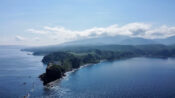 神威岬でドローン空撮に挑戦！！神居岩から神威岬を撮影